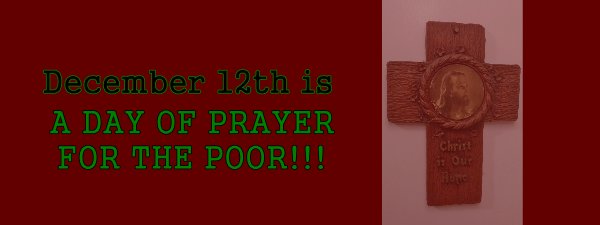TL 12-12 A DAY OF PRAYER FOR THE POOR